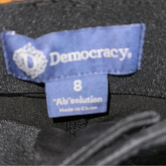 Democracy Absolution Black Skinny Crop Jeans Size 8 - Picture 6 of 6